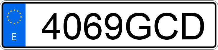 Numer rejestracyjny 4069GCD posiada BMW SERIE 3