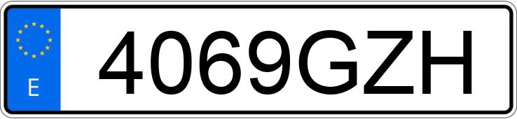 Numer rejestracyjny 4069GZH posiada NISSAN JUKE Numer rejestracyjny 4069GZH posiada NISSAN JUKE
