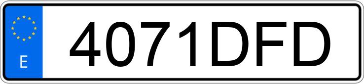 Numer rejestracyjny 4071DFD posiada OPEL ASTRA