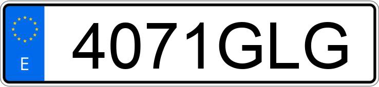 Registreringsnummeret 4071GLG har NISSAN TIIDA