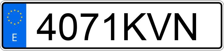 Numer rejestracyjny 4071KVN posiada PEUGEOT 508