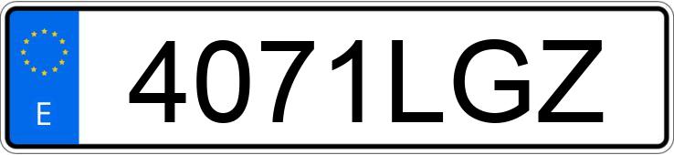 Numer rejestracyjny 4071LGZ posiada HYUNDAI I20