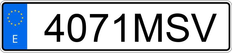 Numer rejestracyjny 4071MSV posiada NISSAN JUKE