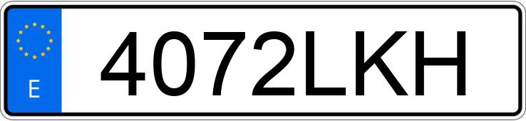 Numer rejestracyjny 4072LKH posiada HYUNDAI I10