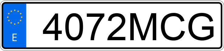 Numer rejestracyjny 4072MCG posiada KIA RIO Numer rejestracyjny 4072MCG posiada KIA RIO