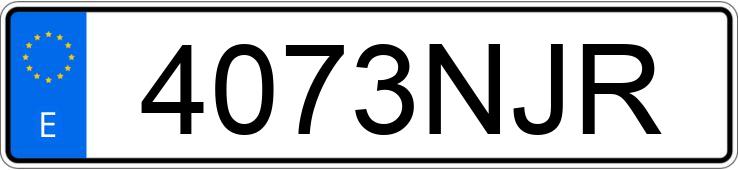 Numer rejestracyjny 4073NJR posiada VOLKSWAGEN T-CROSS