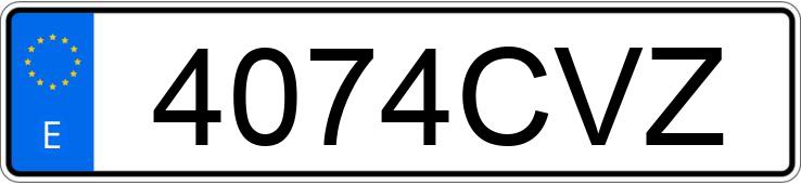 Numer rejestracyjny 4074CVZ posiada SEAT IBIZA Numer rejestracyjny 4074CVZ posiada SEAT IBIZA