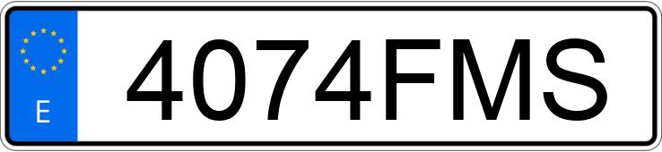 Numer rejestracyjny 4074FMS posiada OPEL ASTRA