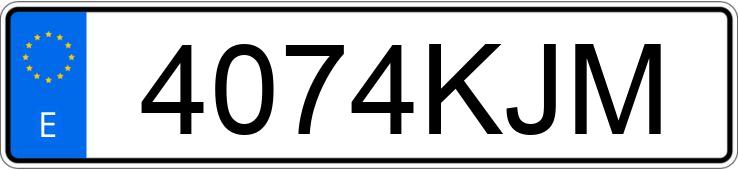 Numer rejestracyjny 4074KJM posiada BMW SERIE 2