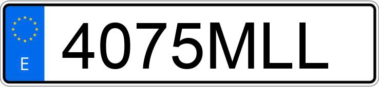 Numer rejestracyjny 4075MLL posiada MAZDA MX-5