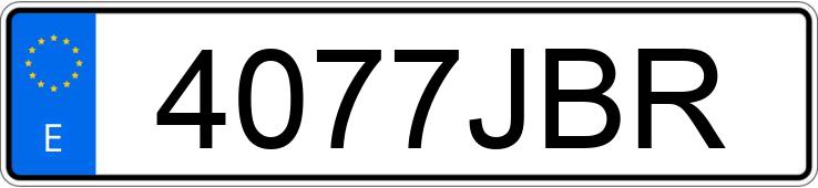 Numer rejestracyjny 4077JBR posiada TOYOTA SUPRA Numer rejestracyjny 4077JBR posiada TOYOTA SUPRA