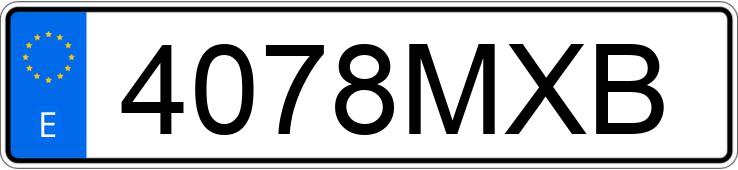 Numer rejestracyjny 4078MXB posiada MERCEDES CLA (117)