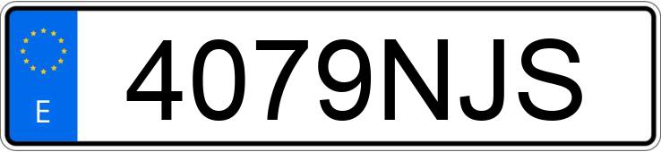 Numer rejestracyjny 4079NJS posiada BMW SERIE 5