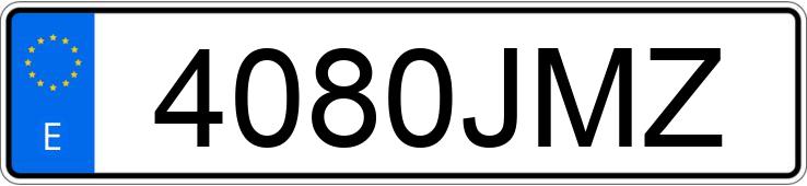 Numer rejestracyjny 4080JMZ posiada FIAT DUCATO