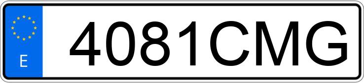 Numer rejestracyjny 4081CMG posiada BMW SERIE 5