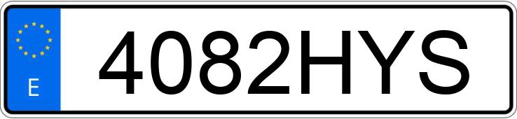 Numer rejestracyjny 4082HYS posiada FORD KUGA