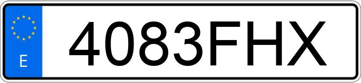 Numer rejestracyjny 4083FHX posiada ALFA ROMEO 159 Numer rejestracyjny 4083FHX posiada ALFA ROMEO 159