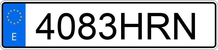 Numer rejestracyjny 4083HRN posiada VOLVO FM9