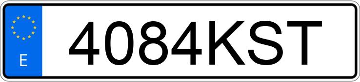 Le numéro d’enregistrement 4084KST a MERCEDES GLE (166-292) Le numéro d’enregistrement 4084KST a MERCEDES GLE (166-292)
