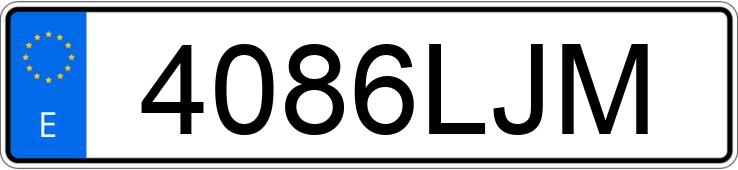 Numer rejestracyjny 4086LJM posiada VOLKSWAGEN TIGUAN 2.0 TDI 150 ADVANCE 2WD (4.75)
