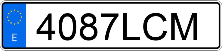 Numer rejestracyjny 4087LCM posiada VOLKSWAGEN GOLF Numer rejestracyjny 4087LCM posiada VOLKSWAGEN GOLF