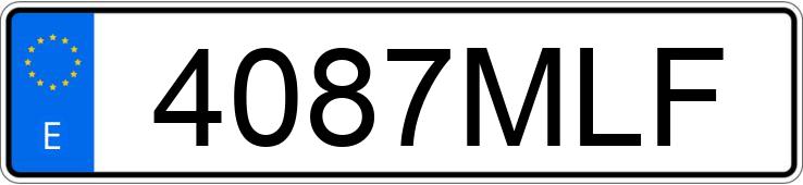 Numer rejestracyjny 4087MLF posiada MAXUS E DELIVER 3