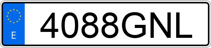 Numer rejestracyjny 4088GNL posiada TOYOTA AVENSIS Numer rejestracyjny 4088GNL posiada TOYOTA AVENSIS