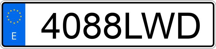 Numer rejestracyjny 4088LWD posiada MAZDA CX-30 Numer rejestracyjny 4088LWD posiada MAZDA CX-30