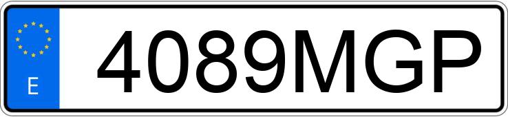 Numer rejestracyjny 4089MGP posiada MERCEDES V (638-639-447)