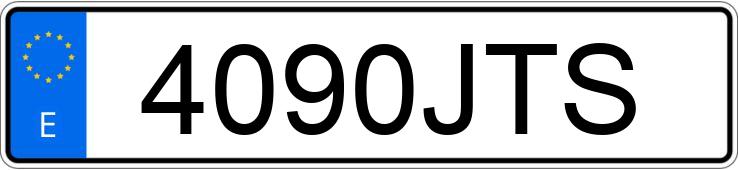 Numer rejestracyjny 4090JTS posiada PEUGEOT 308