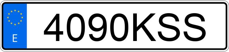 Numer rejestracyjny 4090KSS posiada RENAULT CAPTUR