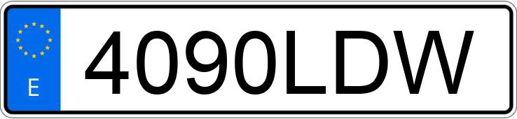 Numer rejestracyjny 4090LDW posiada FERRARI 488 Numer rejestracyjny 4090LDW posiada FERRARI 488