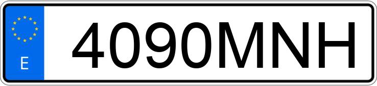 Numer rejestracyjny 4090MNH posiada SEAT LEON