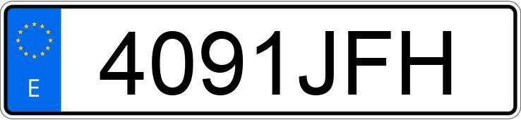 Numer rejestracyjny 4091JFH posiada FORD CUSTOM Numer rejestracyjny 4091JFH posiada FORD CUSTOM