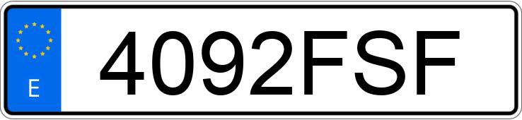 Numer rejestracyjny 4092FSF posiada BMW SERIE 6