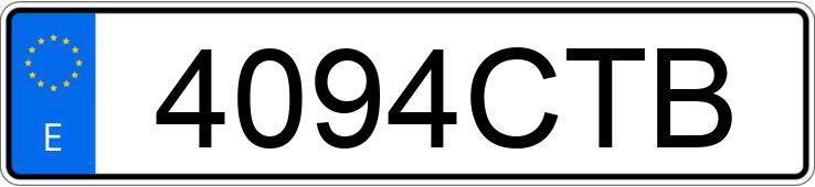 Numer rejestracyjny 4094CTB posiada FIAT DUCATO Numer rejestracyjny 4094CTB posiada FIAT DUCATO