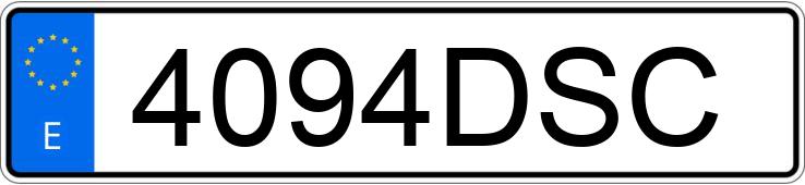 Numer rejestracyjny 4094DSC posiada FORD FIESTA Numer rejestracyjny 4094DSC posiada FORD FIESTA