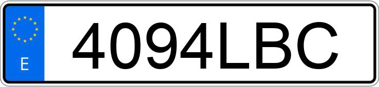 Numer rejestracyjny 4094LBC posiada CITROEN C5 AIRCROSS