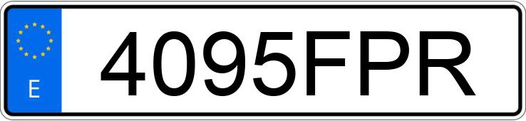 Numer rejestracyjny 4095FPR posiada FORD MONDEO