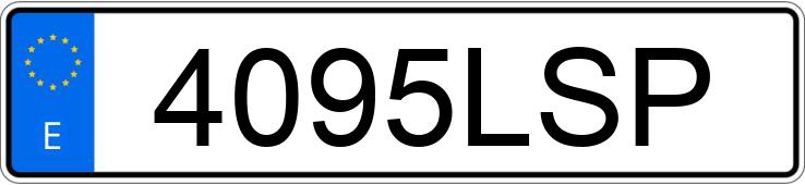 Numer rejestracyjny 4095LSP posiada BMW X3