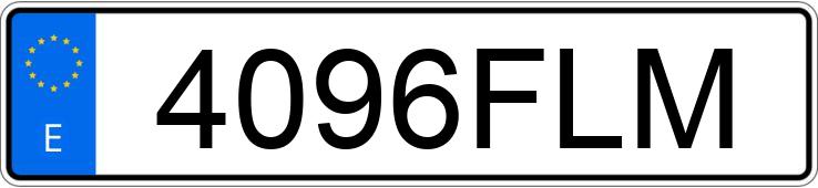 Numer rejestracyjny 4096FLM posiada VOLVO S80