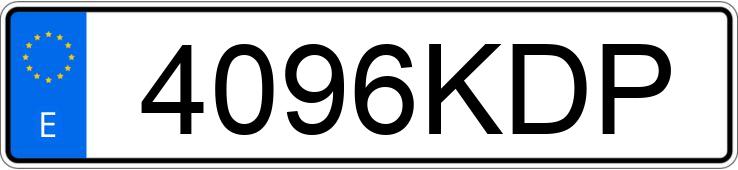Numer rejestracyjny 4096KDP posiada RENAULT CLIO