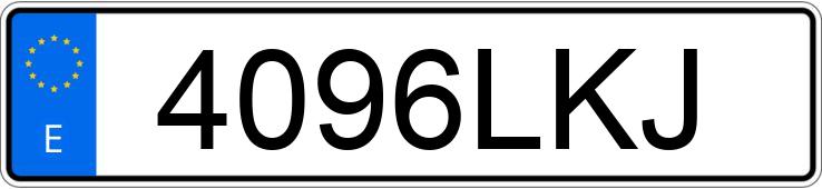 Numer rejestracyjny 4096LKJ posiada VOLVO V60