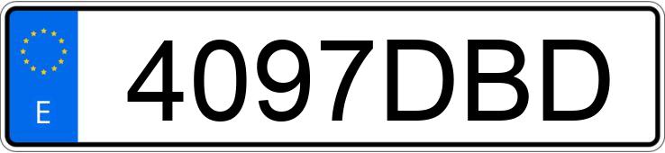Numer rejestracyjny 4097DBD posiada SEAT LEON Numer rejestracyjny 4097DBD posiada SEAT LEON