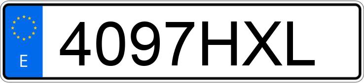 Numer rejestracyjny 4097HXL posiada HONDA CIVIC