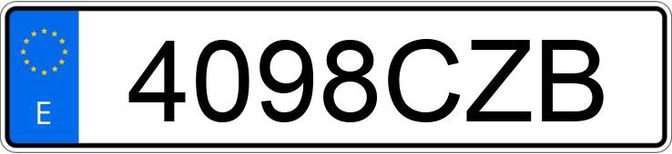 Numer rejestracyjny 4098CZB posiada KIA CARNIVAL Numer rejestracyjny 4098CZB posiada KIA CARNIVAL