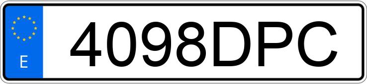 Il numero di registrazione 4098DPC ha CITROEN C4