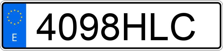 Numer rejestracyjny 4098HLC posiada AUDI A1 SPORTBACK