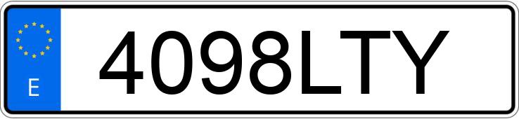 Numer rejestracyjny 4098LTY posiada VOLKSWAGEN ID.4 Numer rejestracyjny 4098LTY posiada VOLKSWAGEN ID.4