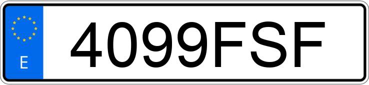 Numer rejestracyjny 4099FSF posiada BMW SERIE 3